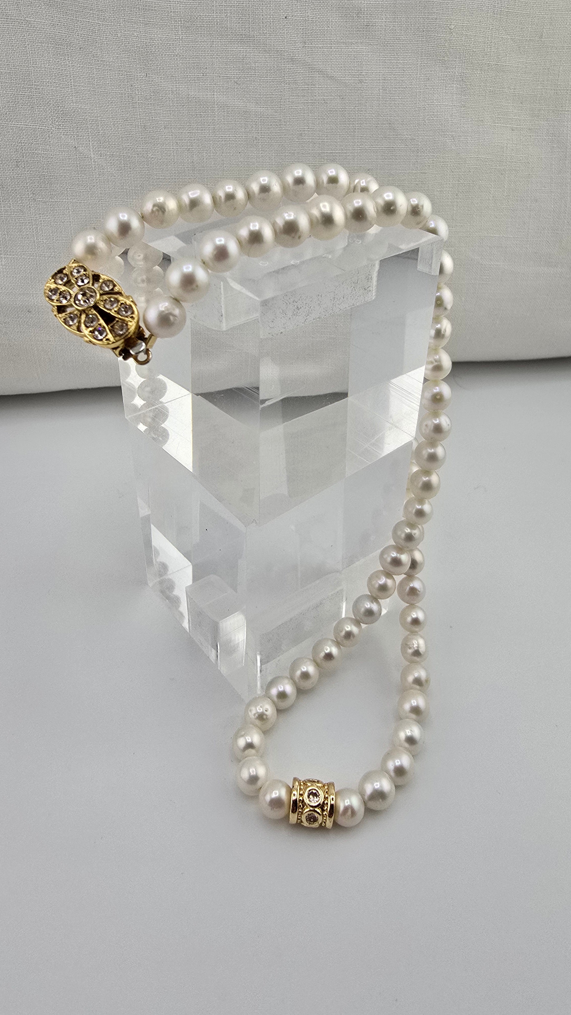 Collier en perles de culture