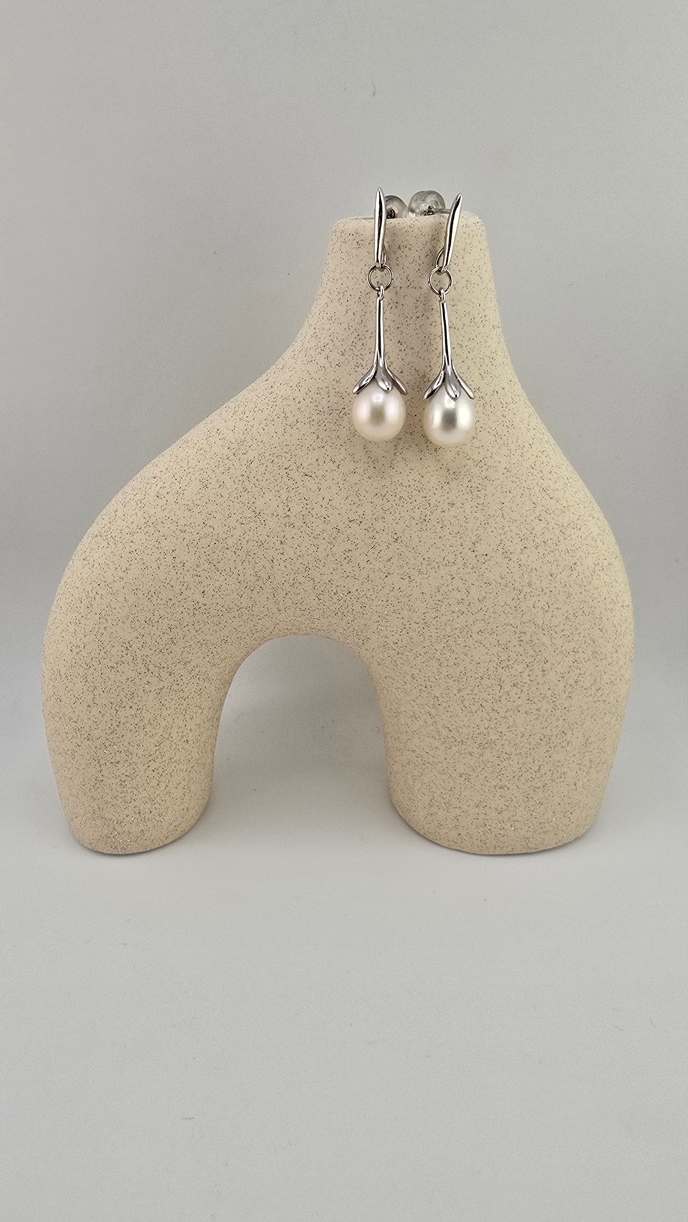 Boucles d ' oreilles en argent rhodié 925/1000