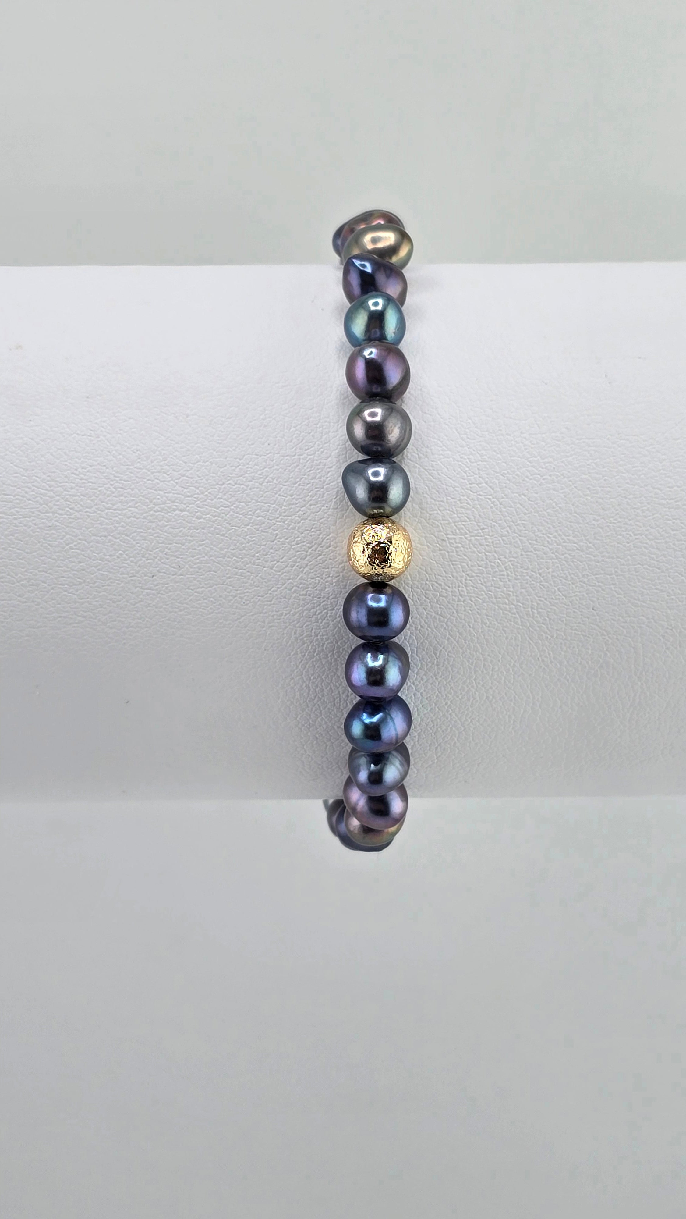 Bracelet en perles de culture