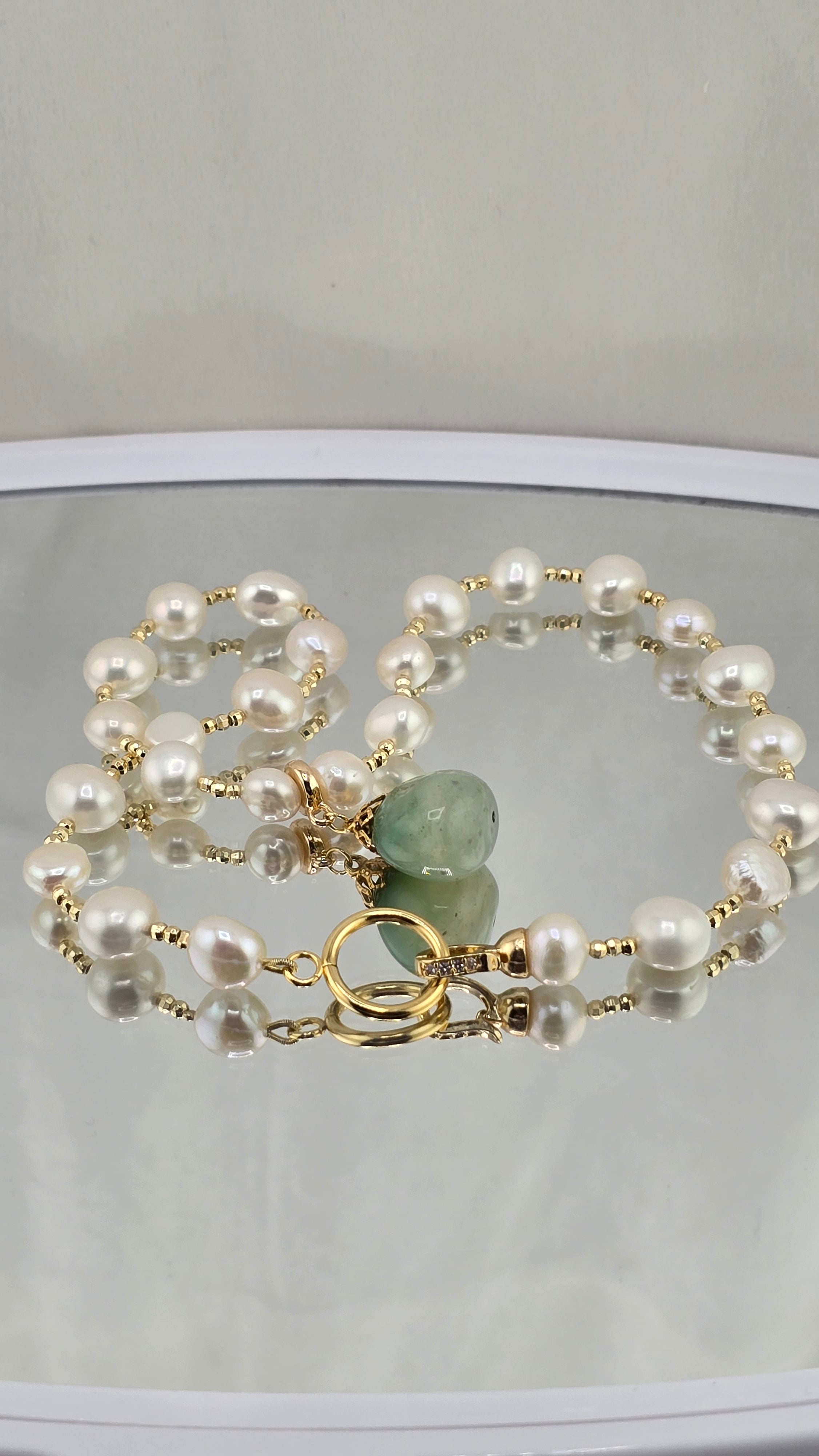 Collier d 'exception en perles de culture et perles en vermeil