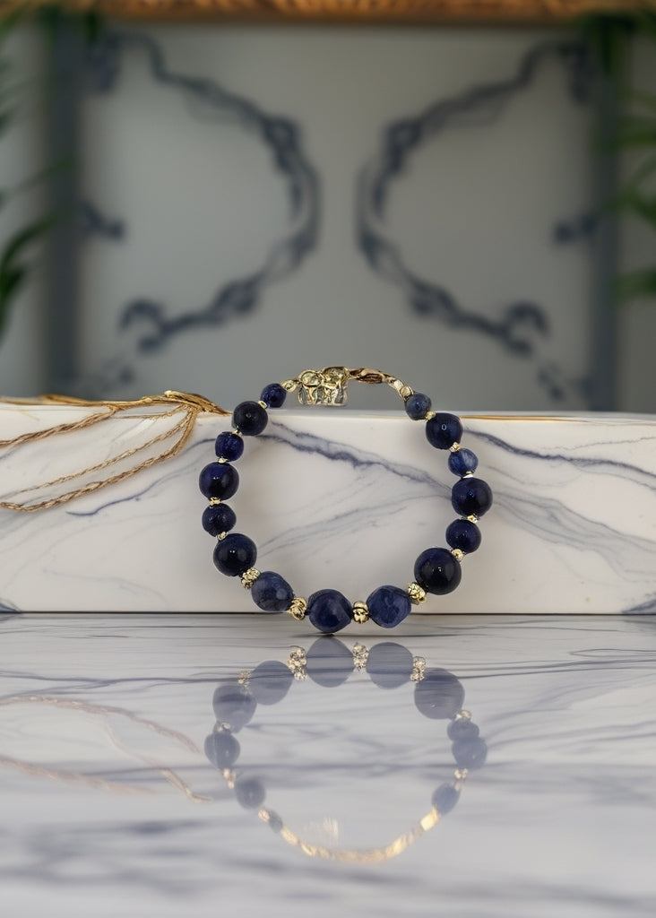 Bracelet en Lapis-Lazuli