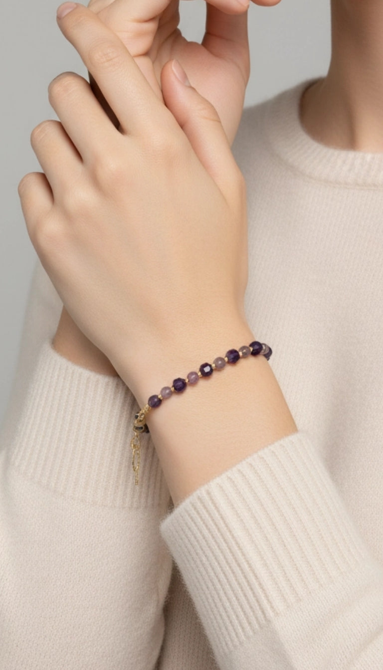 Bracelet en Améthyste
