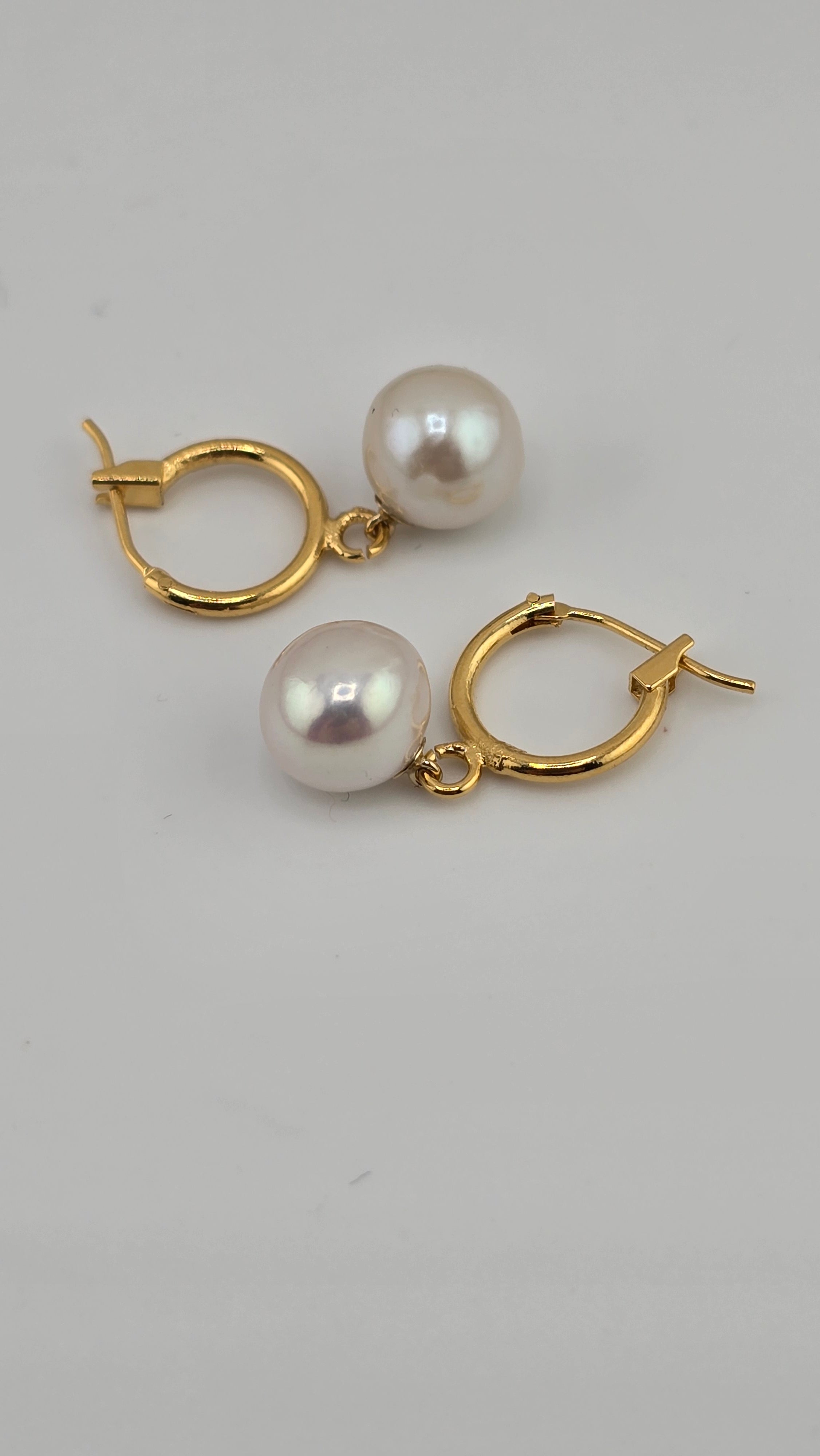 Boucles d 'oreilles en plaqué or  24k