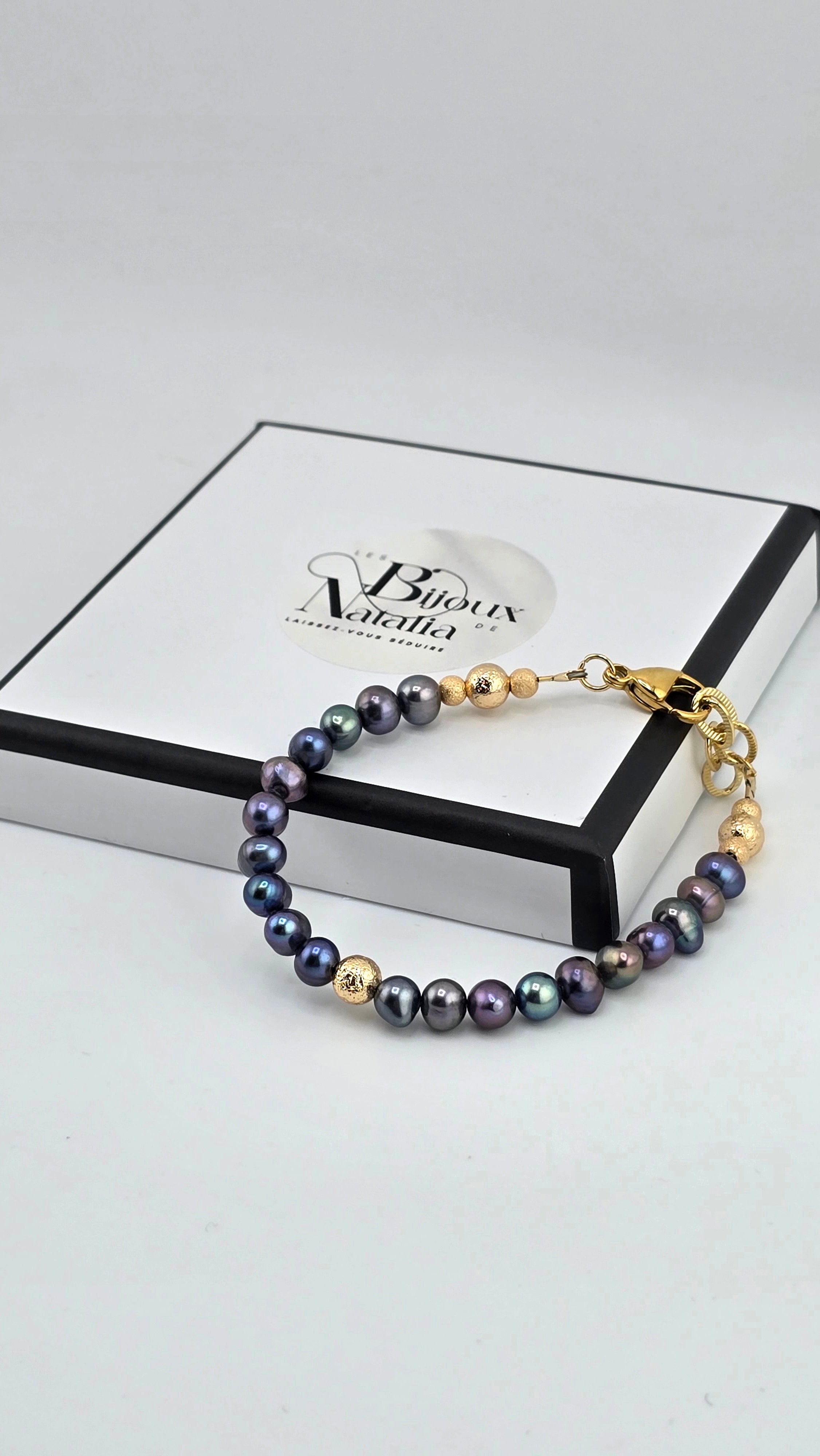 Bracelet en perles de culture