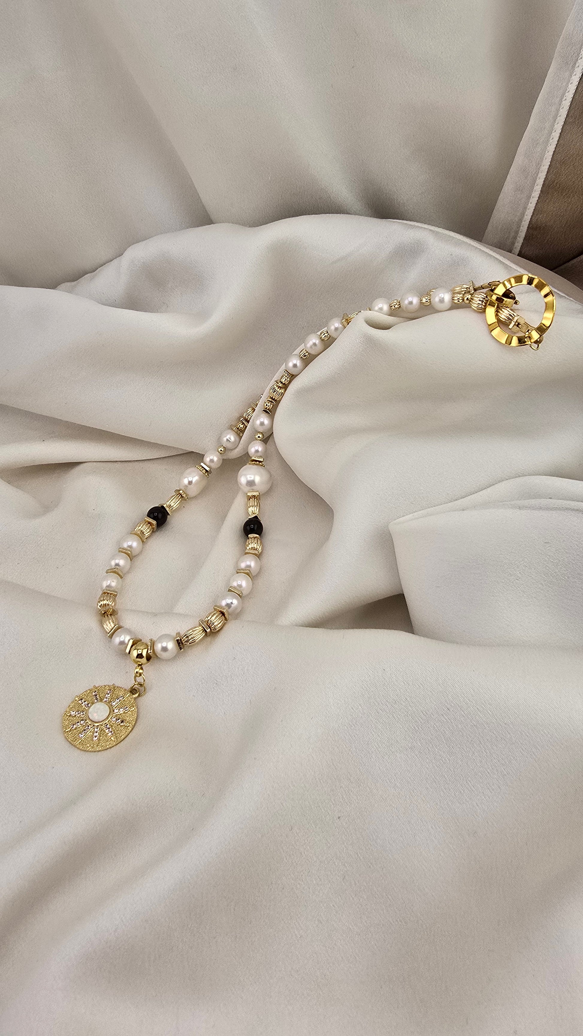 Collier en perles de culture