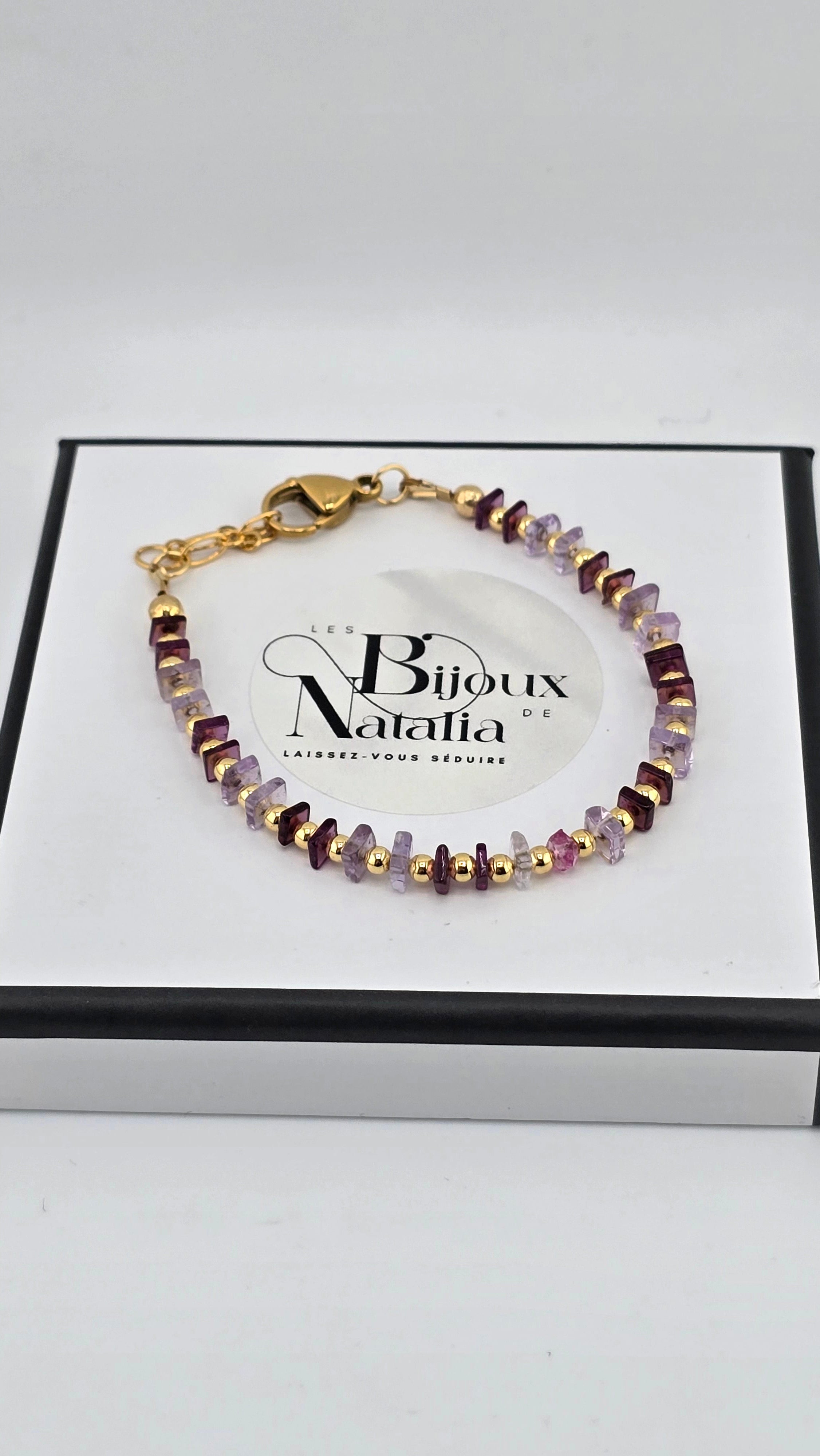 Bracelet  en pierres fines