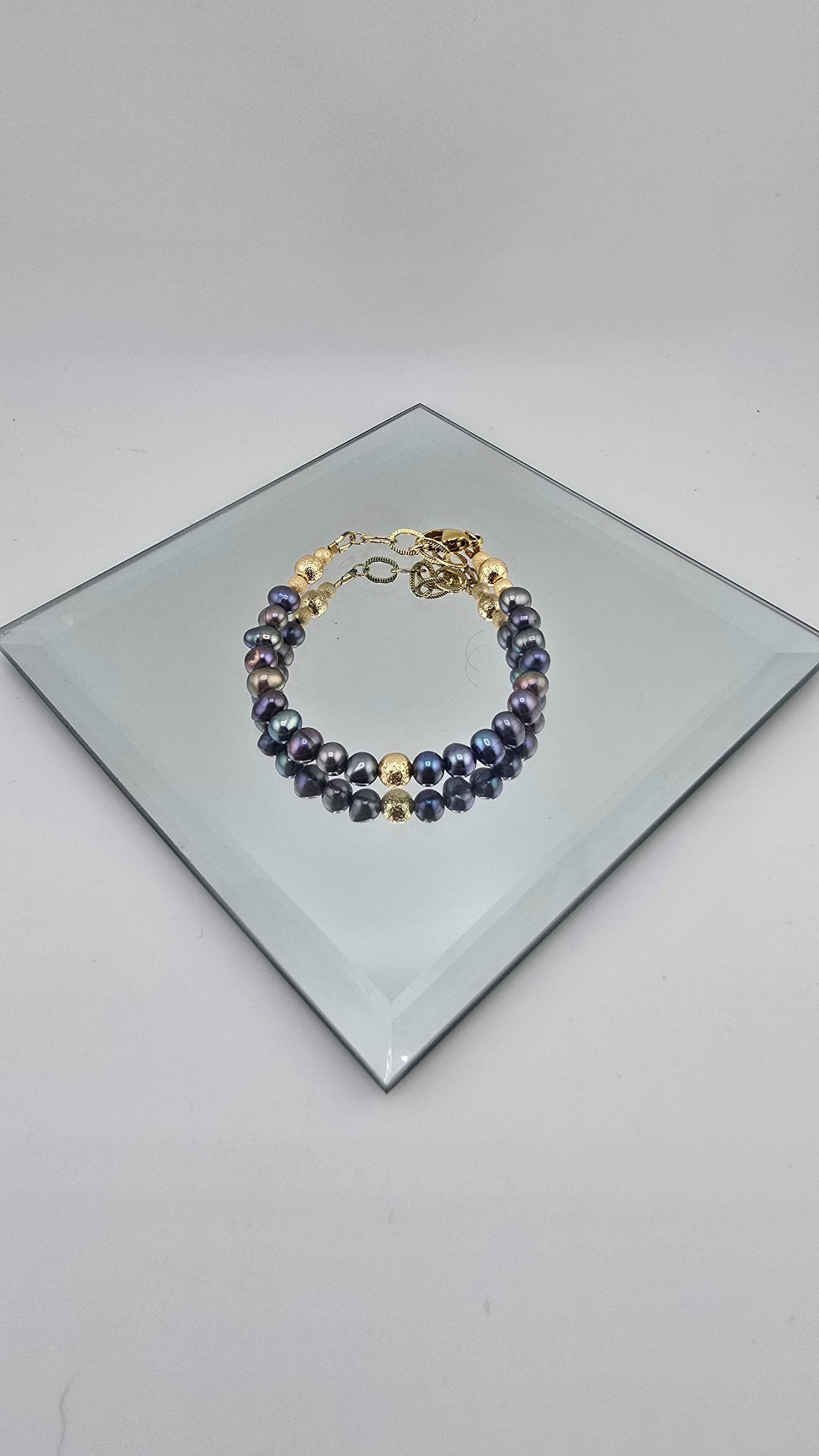 Bracelet en perles de culture