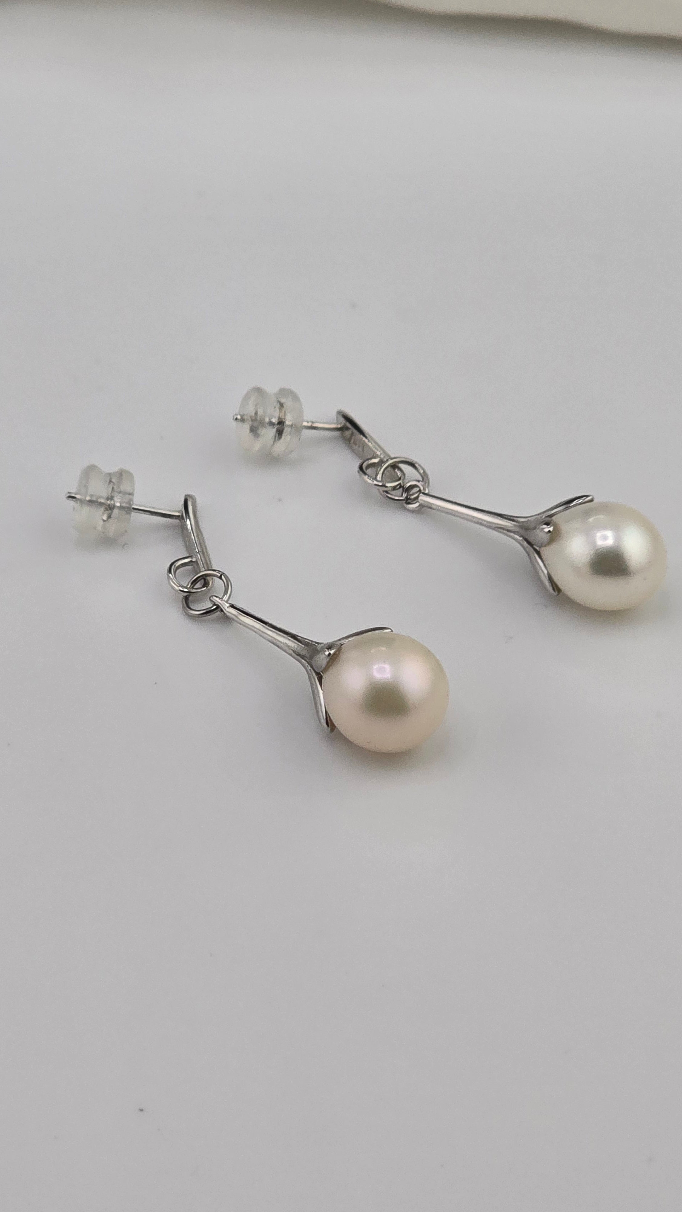 Boucles d ' oreilles en argent rhodié 925/1000
