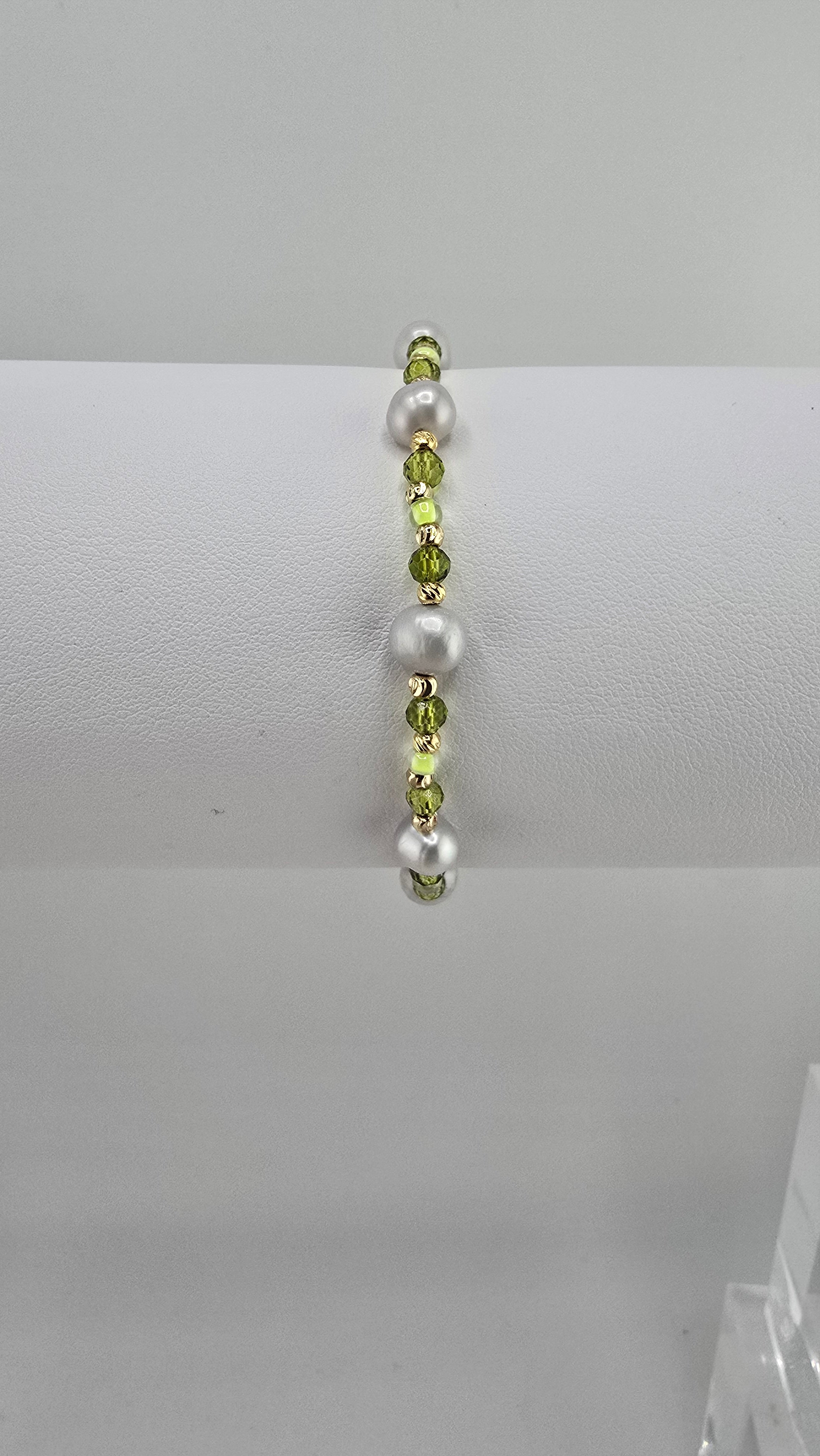 Bracelet en perles de culture et vermeil