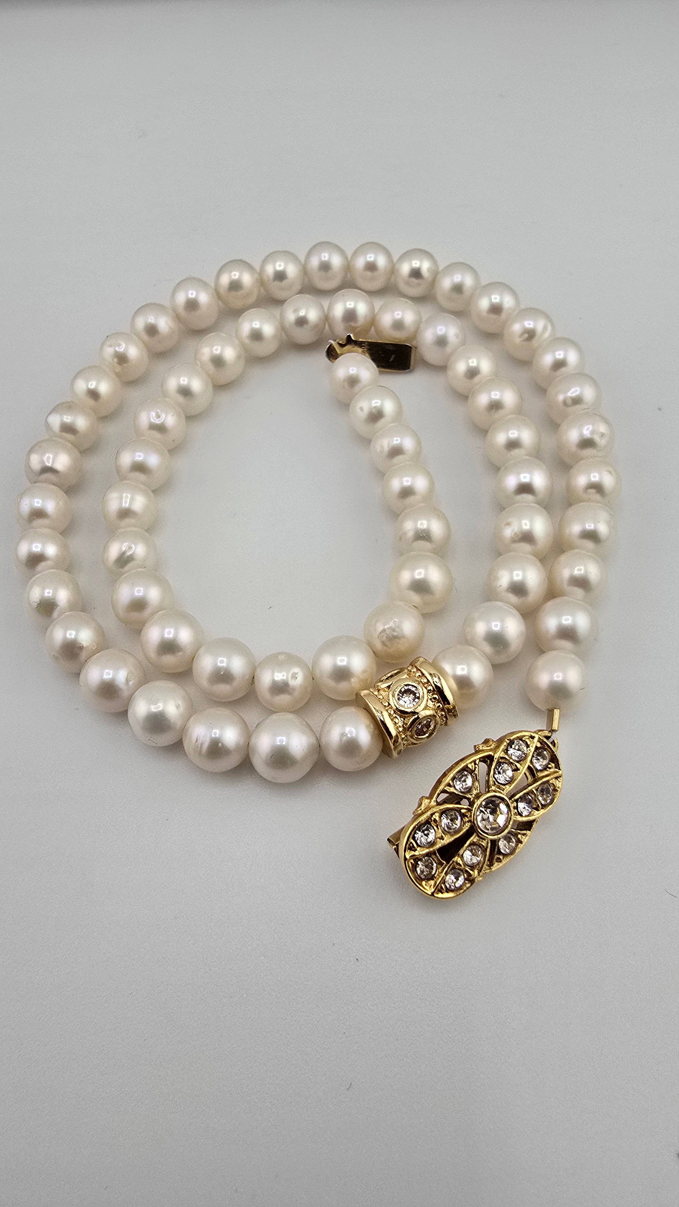 Collier en perles de culture