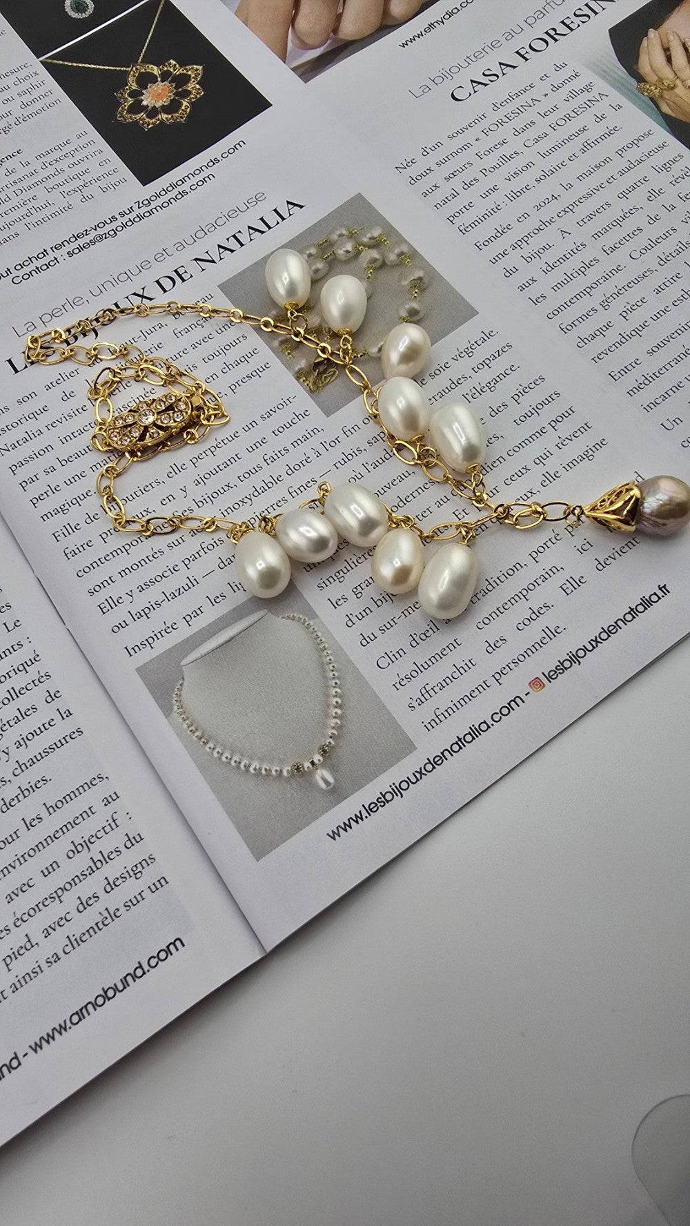 UN COUP DE PROJECTEUR: MA BOUTIQUE EN LIGNE DANS LE MAGAZINE GALA POUR NATHALIE JURET FONDATRICE DES BIJOUX DE NATALIA!