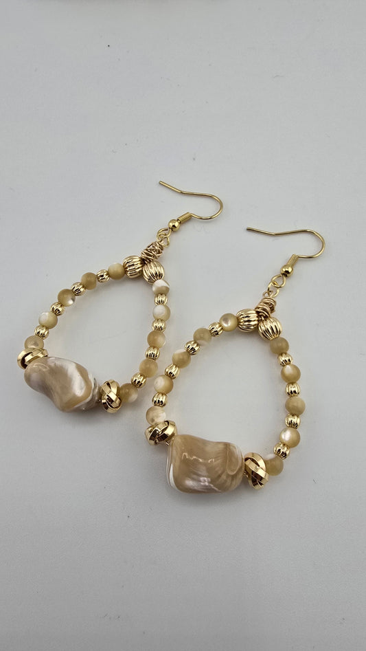 Boucles d'oreilles avec perles de Trocca