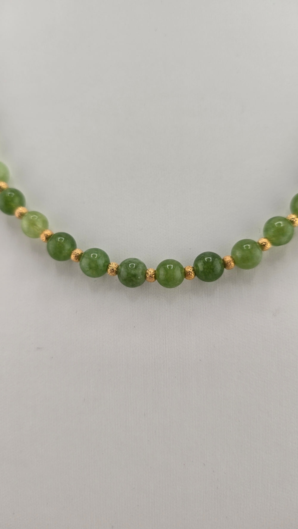 Collier en Péridot et plaqué or 18K
