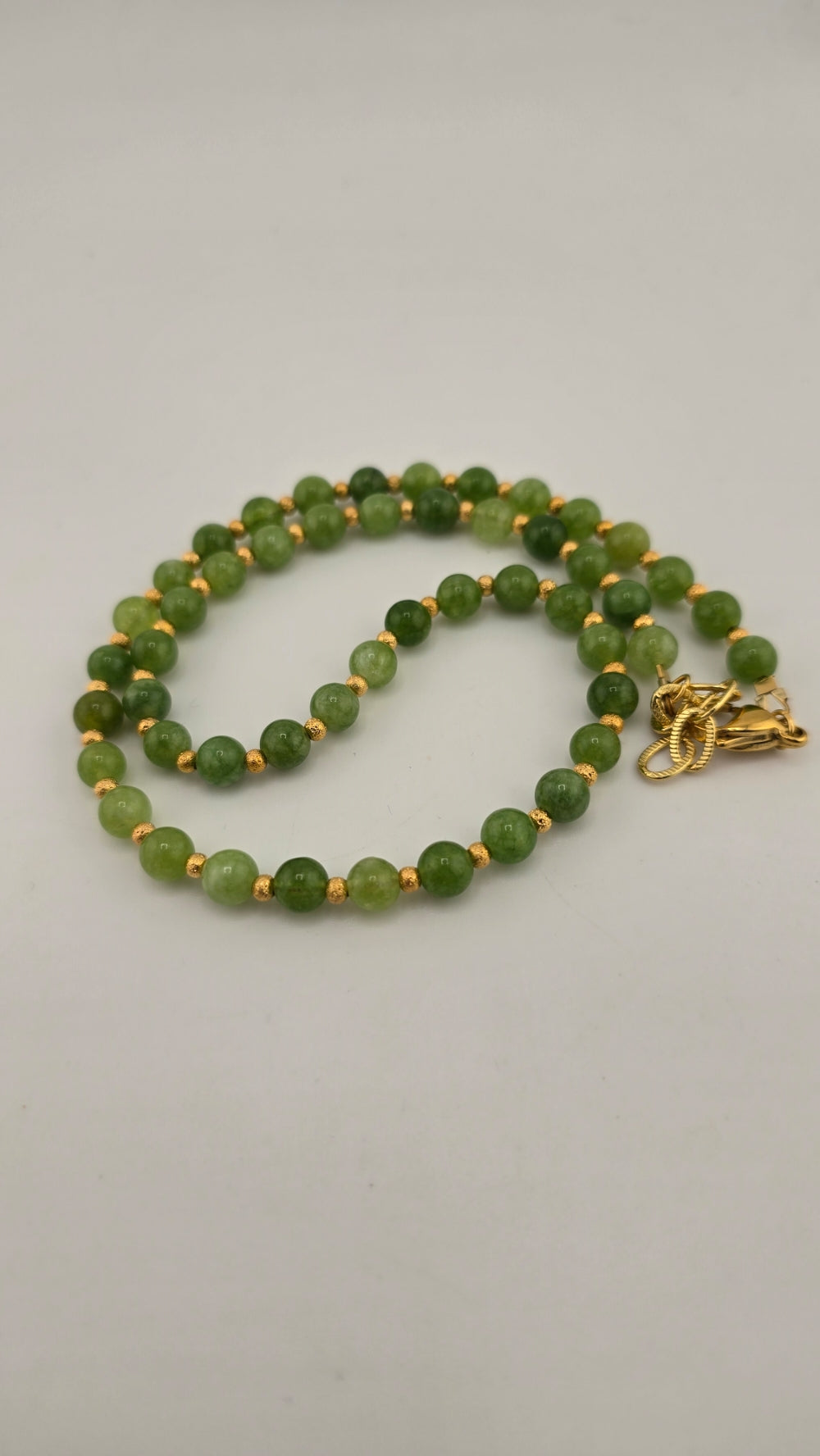 Collier en Péridot et plaqué or 18K