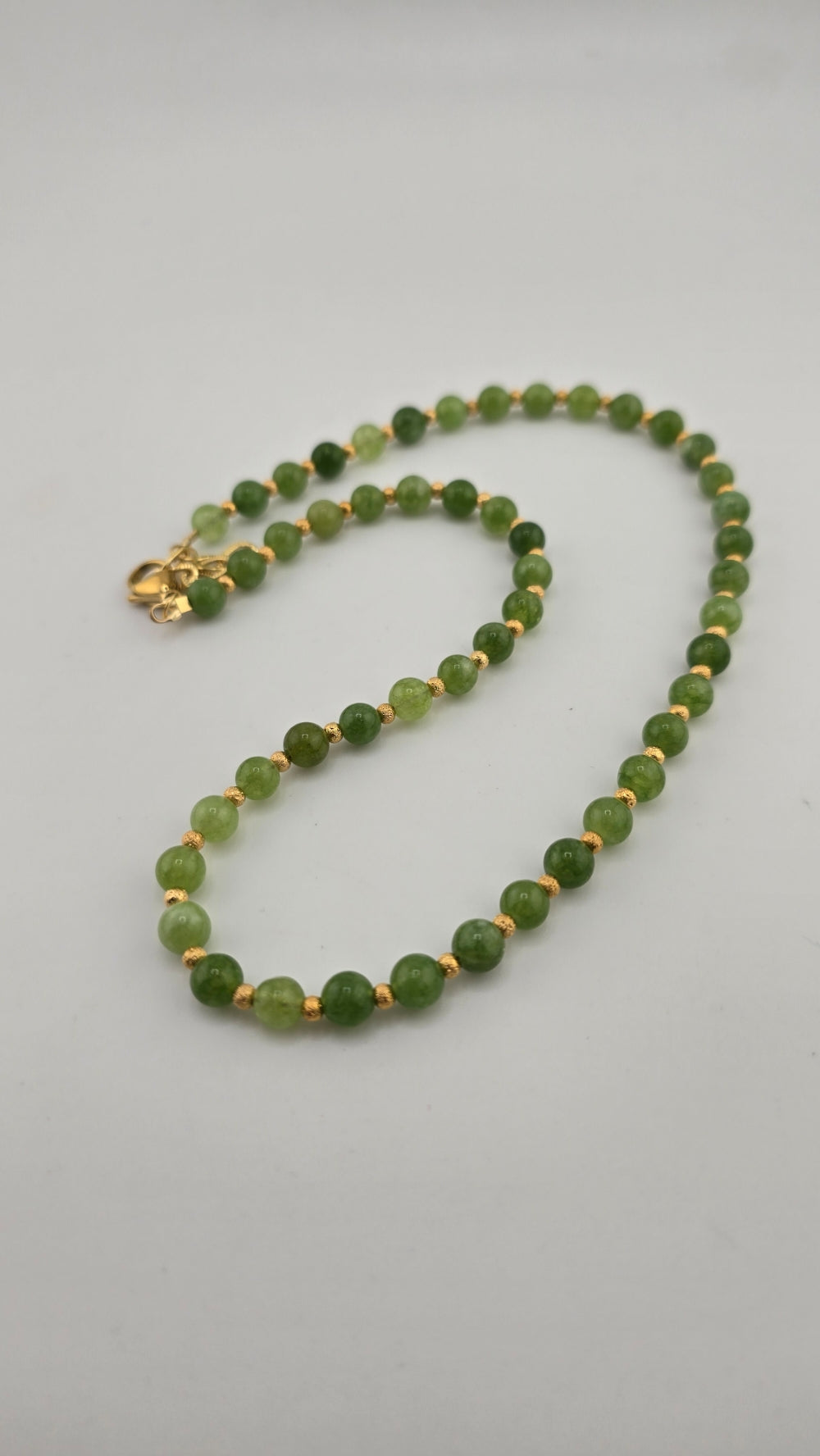 Collier en Péridot et plaqué or 18K