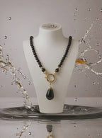 Collier en onyx noir