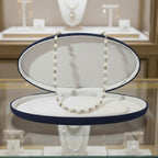 Lumière précieuse - perles de culture et labradorite