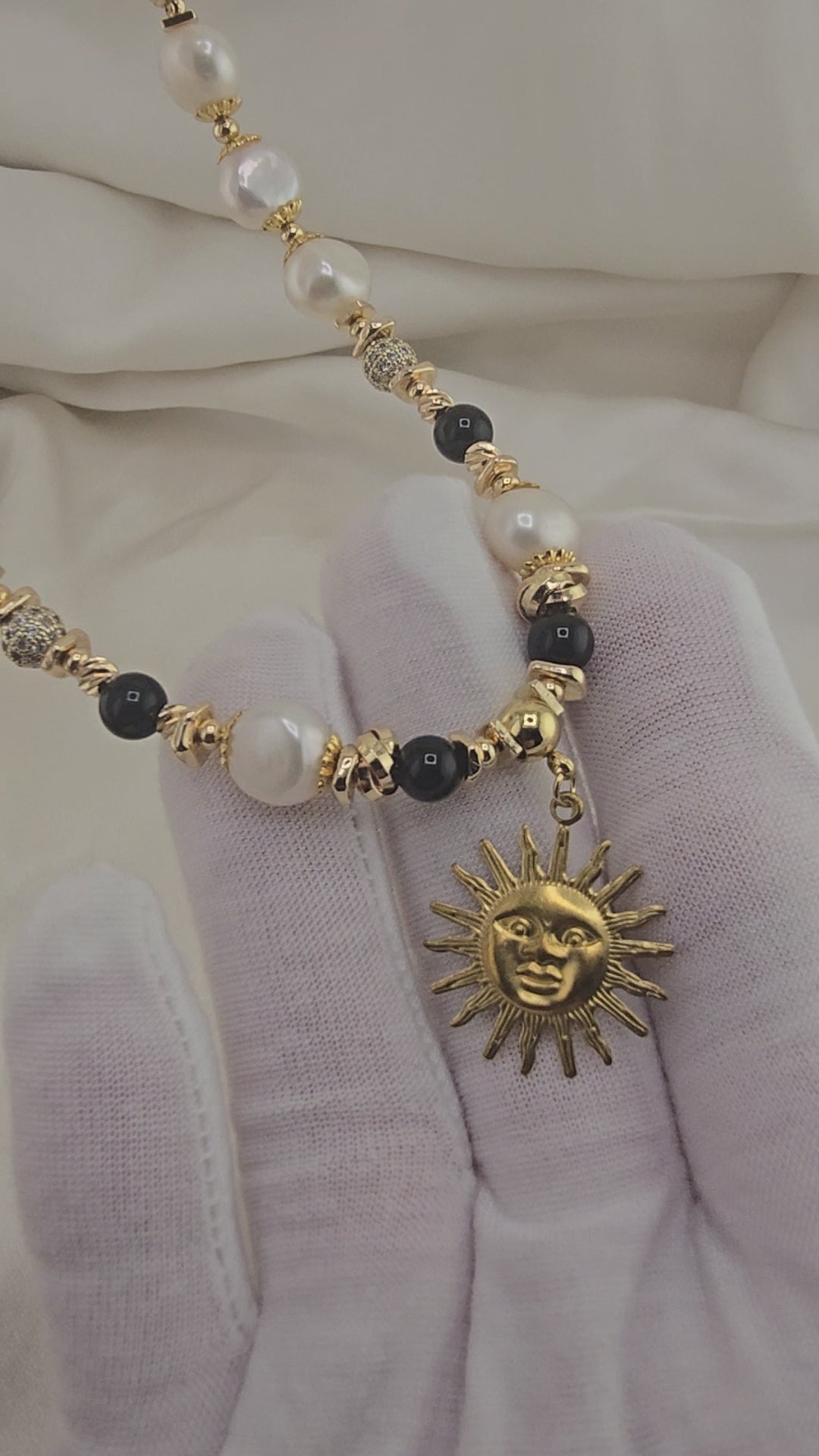 Collier en perles de culture