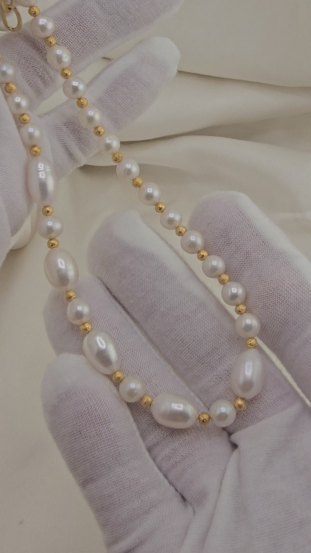 Collier en perles de culture