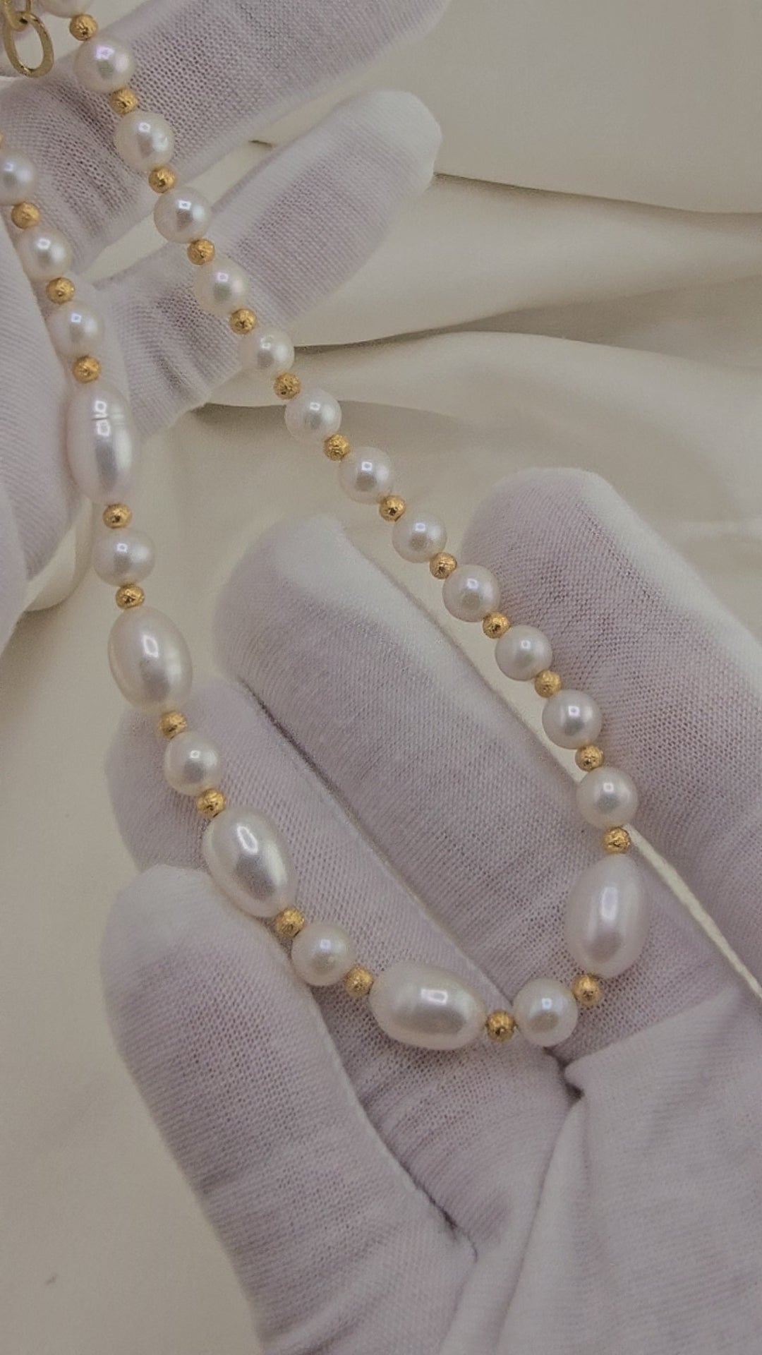 Collier en perles de culture