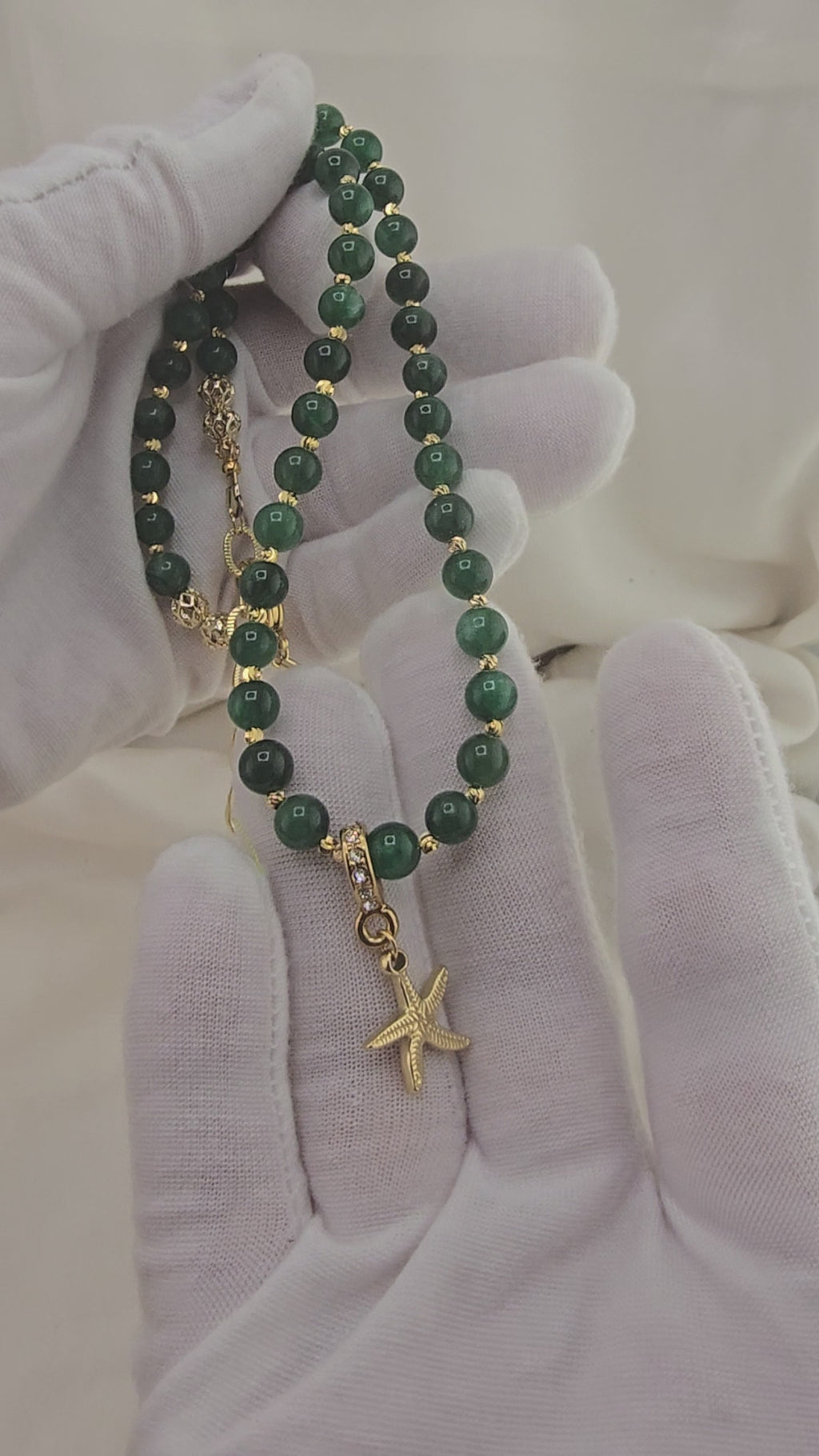 Collier en Quartz Emeraude