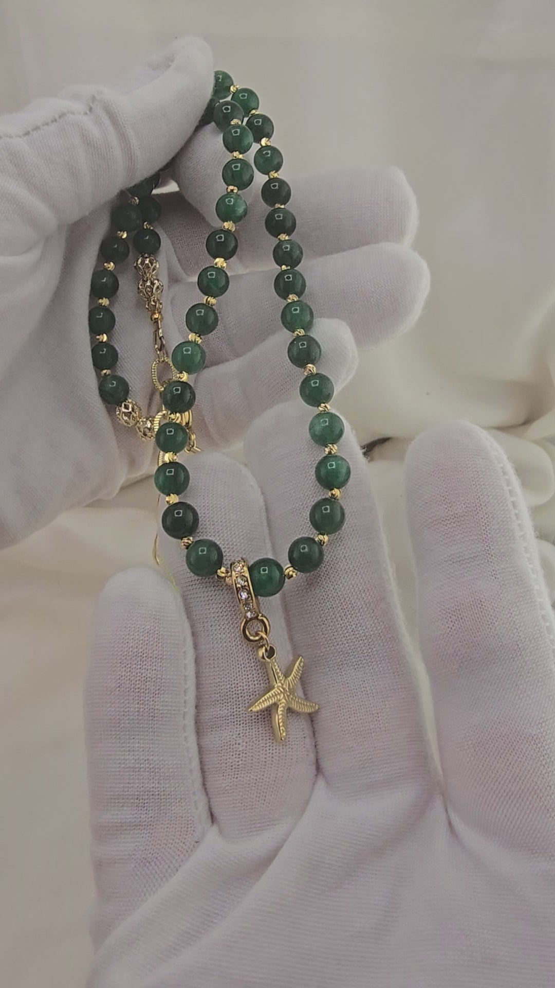 Collier en Quartz Emeraude