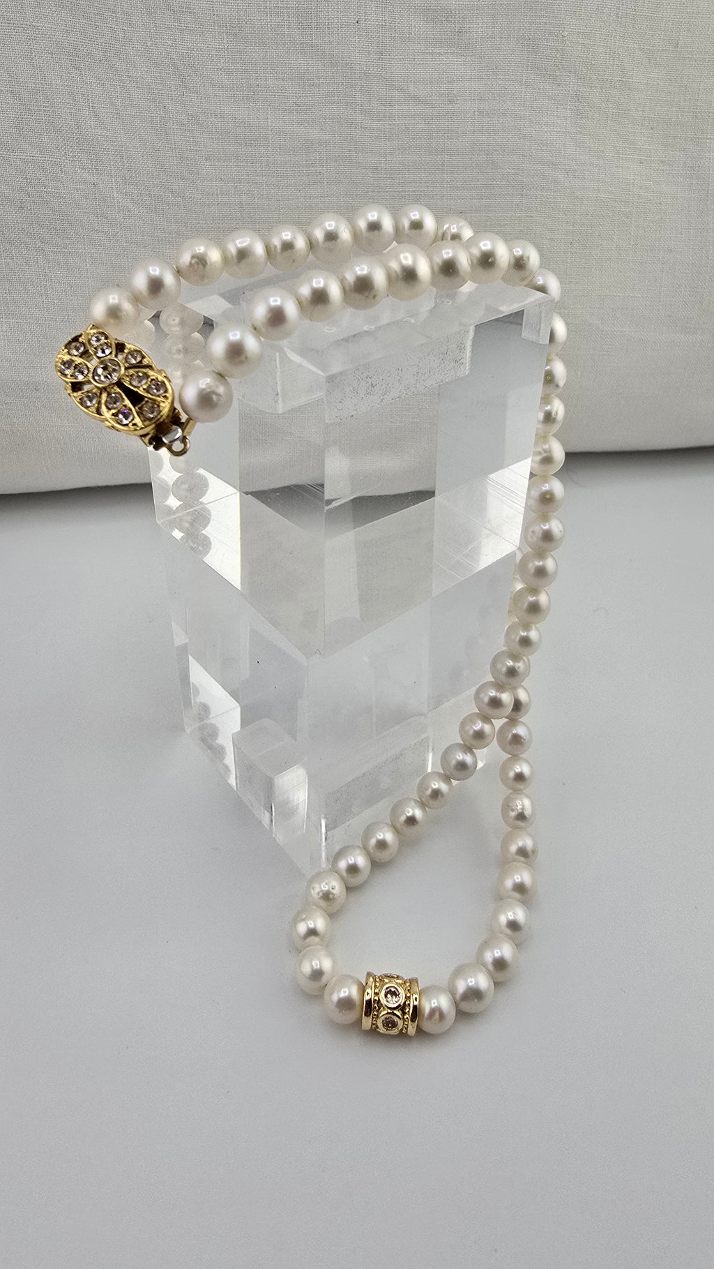 Collier en perles de culture