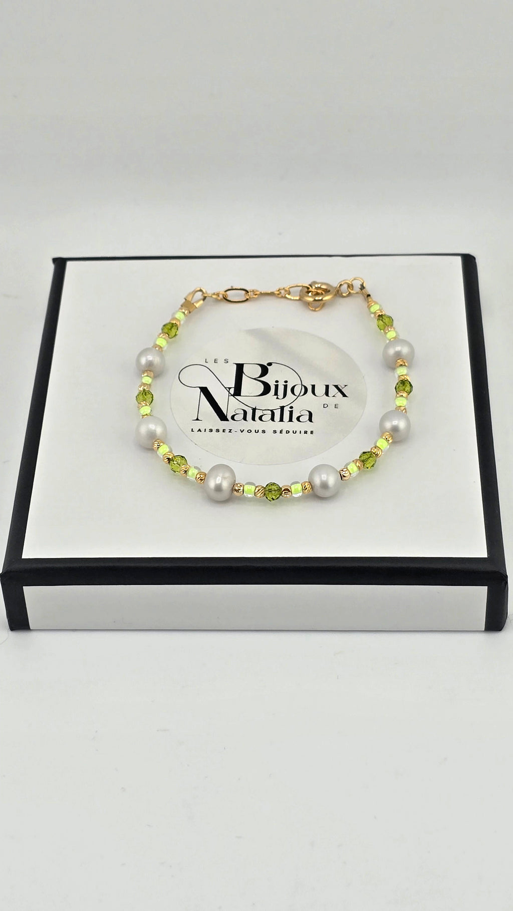 Bracelet en perles de culture