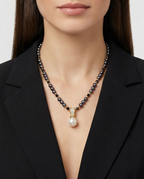 Nuit Profonde - collier  en perles de culture