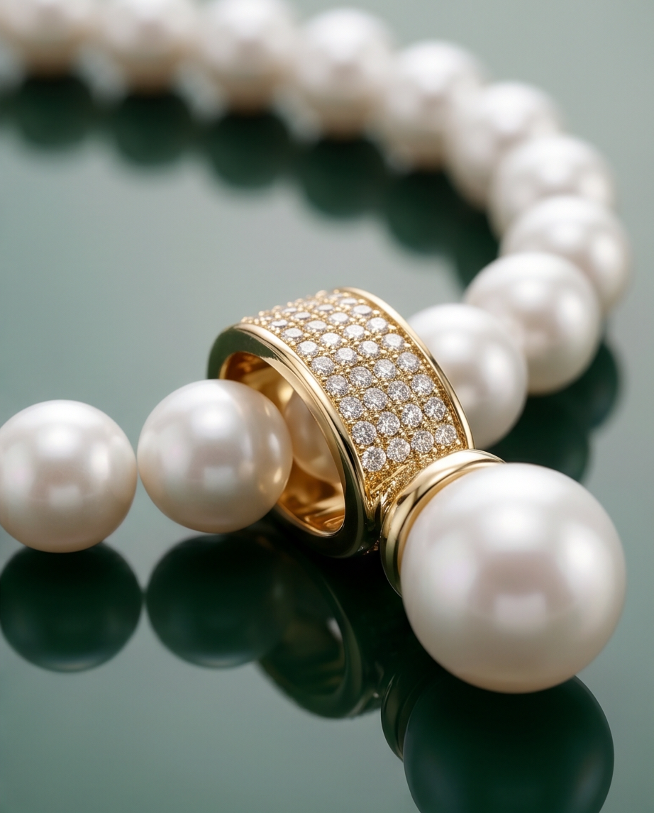Collier en perles de culture - Éclat libre