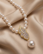 Lumière nacrée- collier en perles de culture