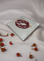 Bracelet en cristal rouge