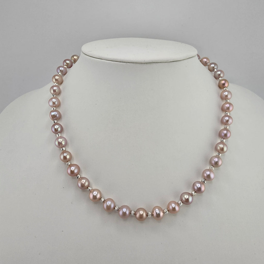 Souffle de Lilas - collier en perles de culture