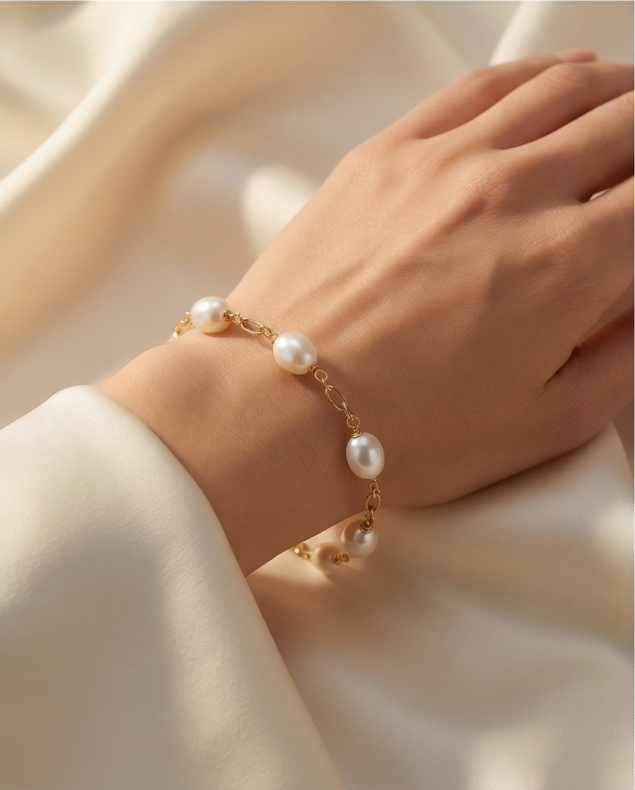 Élégance - Bracelet en perles de culture