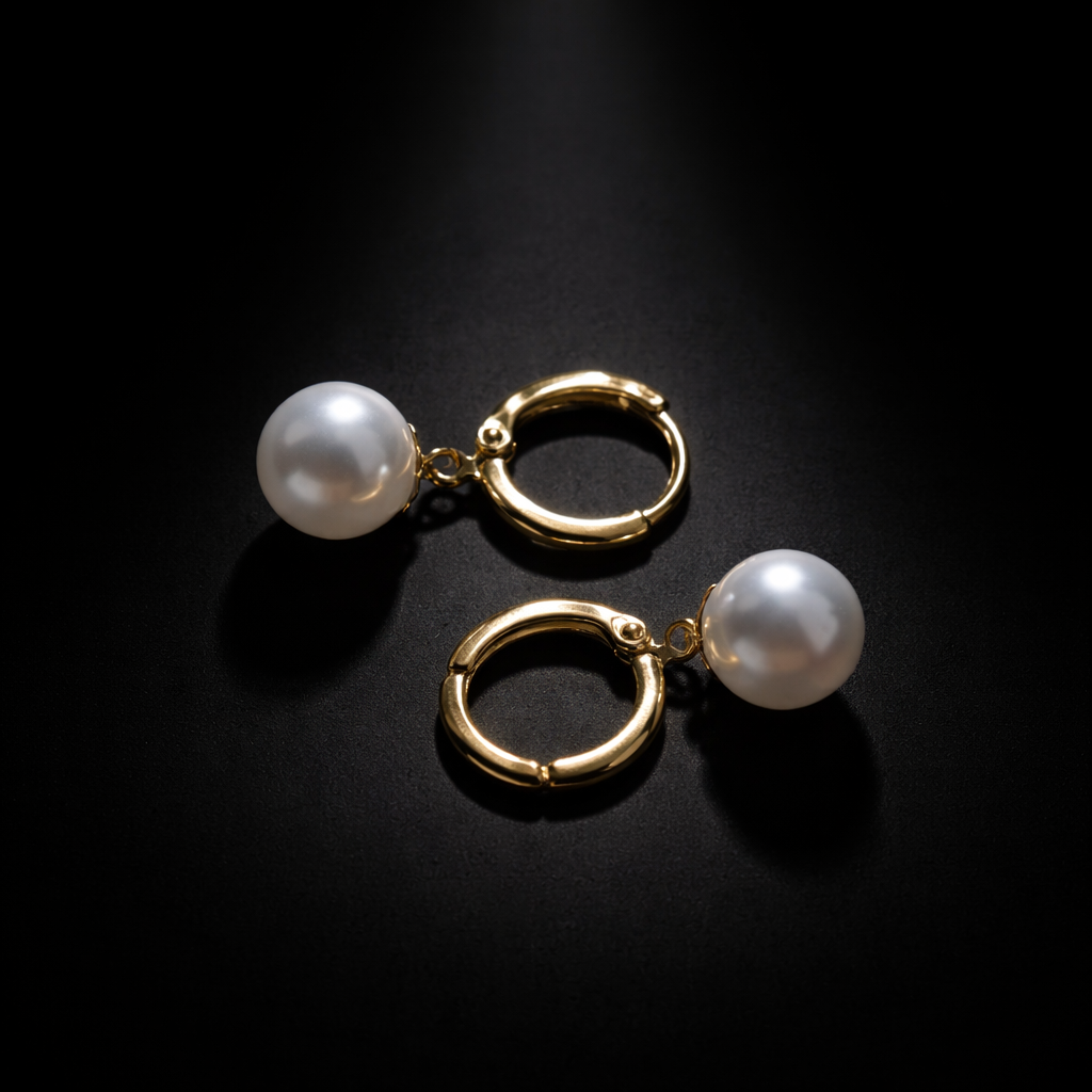 Éclat Majesté  - boucles d’oreilles avec perles de culture