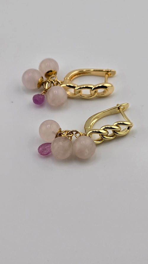 Boucles d oreilles avec dormeuses destructurées