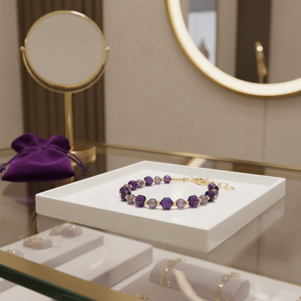 Bracelet en Améthyste