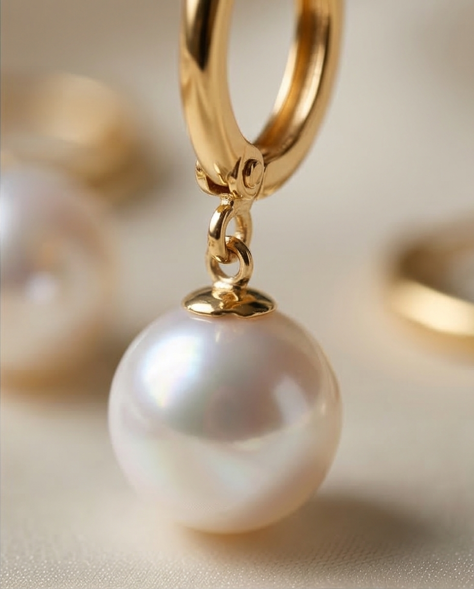 Éclat Majesté  - boucles d’oreilles avec perles de culture