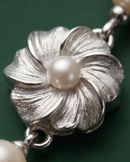 Collier perles de culture et argent 925  - Matinée
