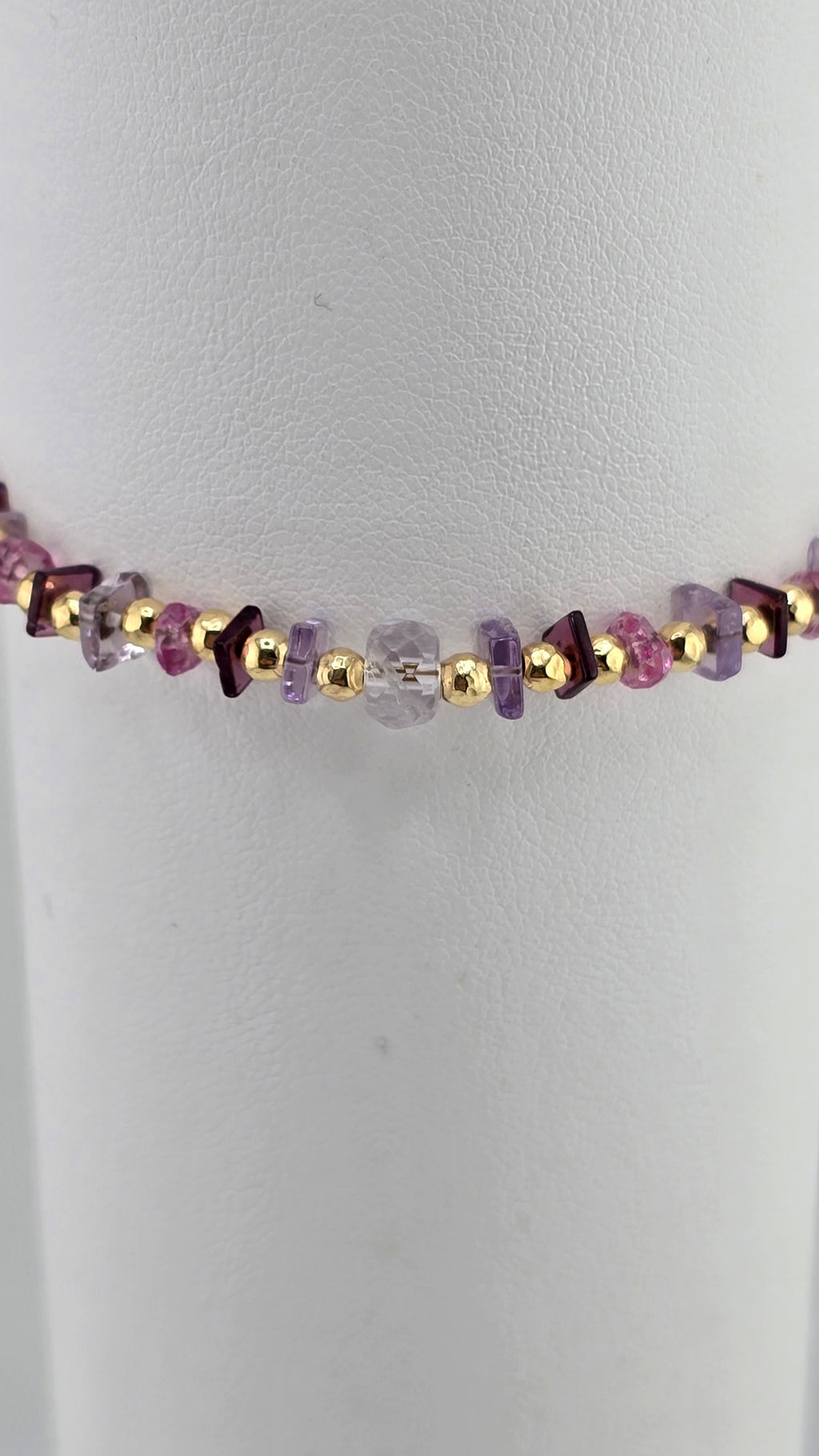 Bracelet en pierres fines et vermeil