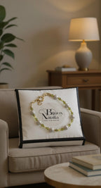 Bracelet en perles de culture et vermeil