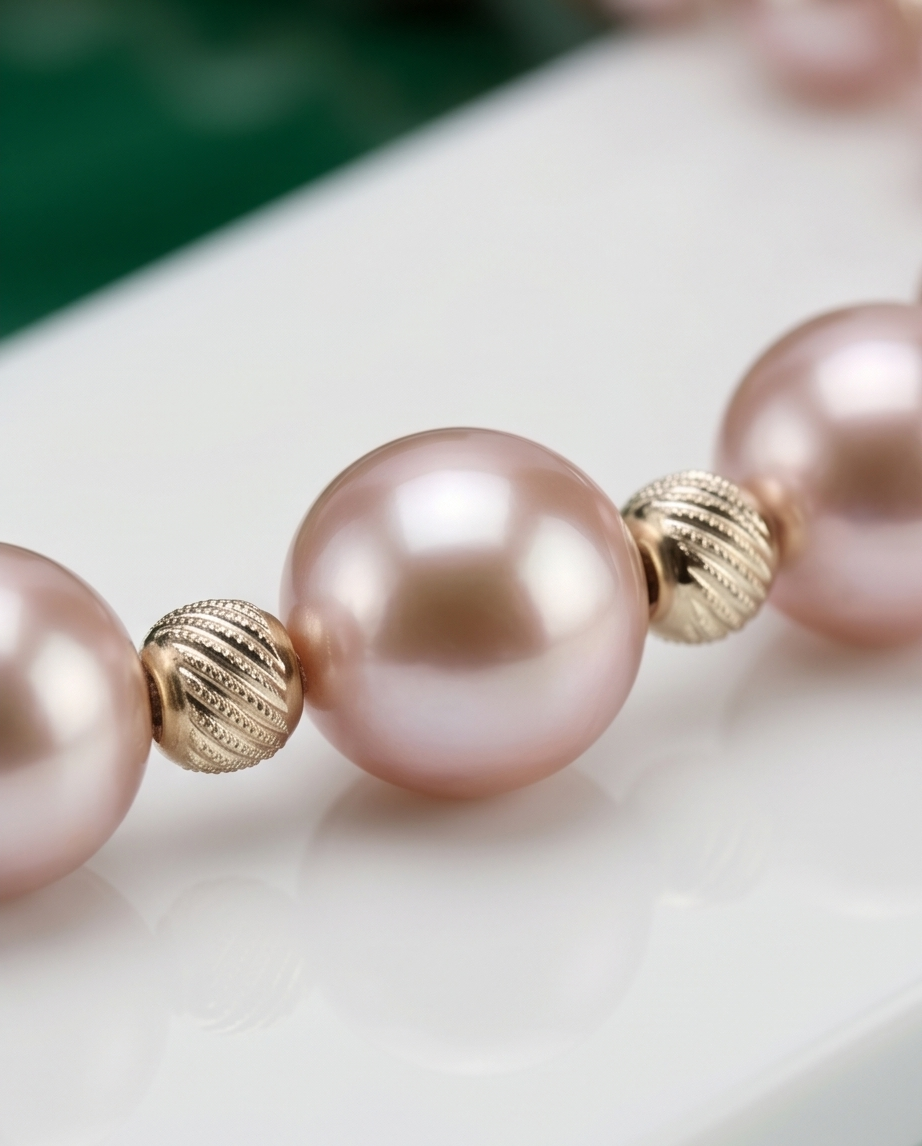 Souffle de Lilas - collier en perles de culture