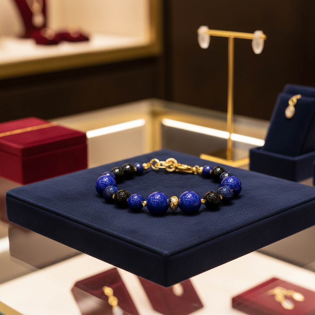 Bracelet en Lapis-Lazuli