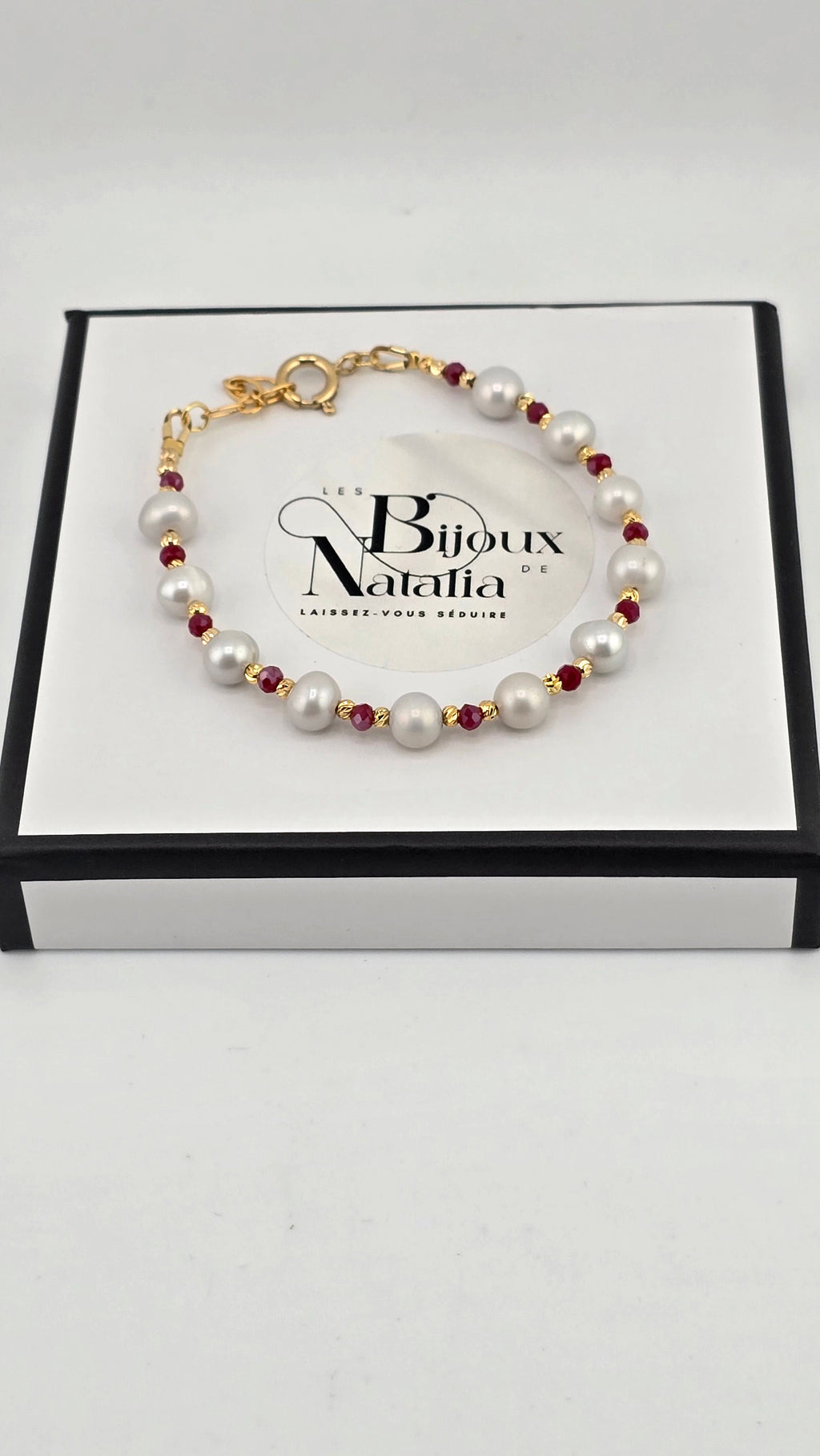 Bracelet perles de culture et vermeil