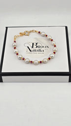 Bracelet perles de culture et vermeil