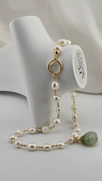 Collier d 'exception en perles de culture et perles en vermeil