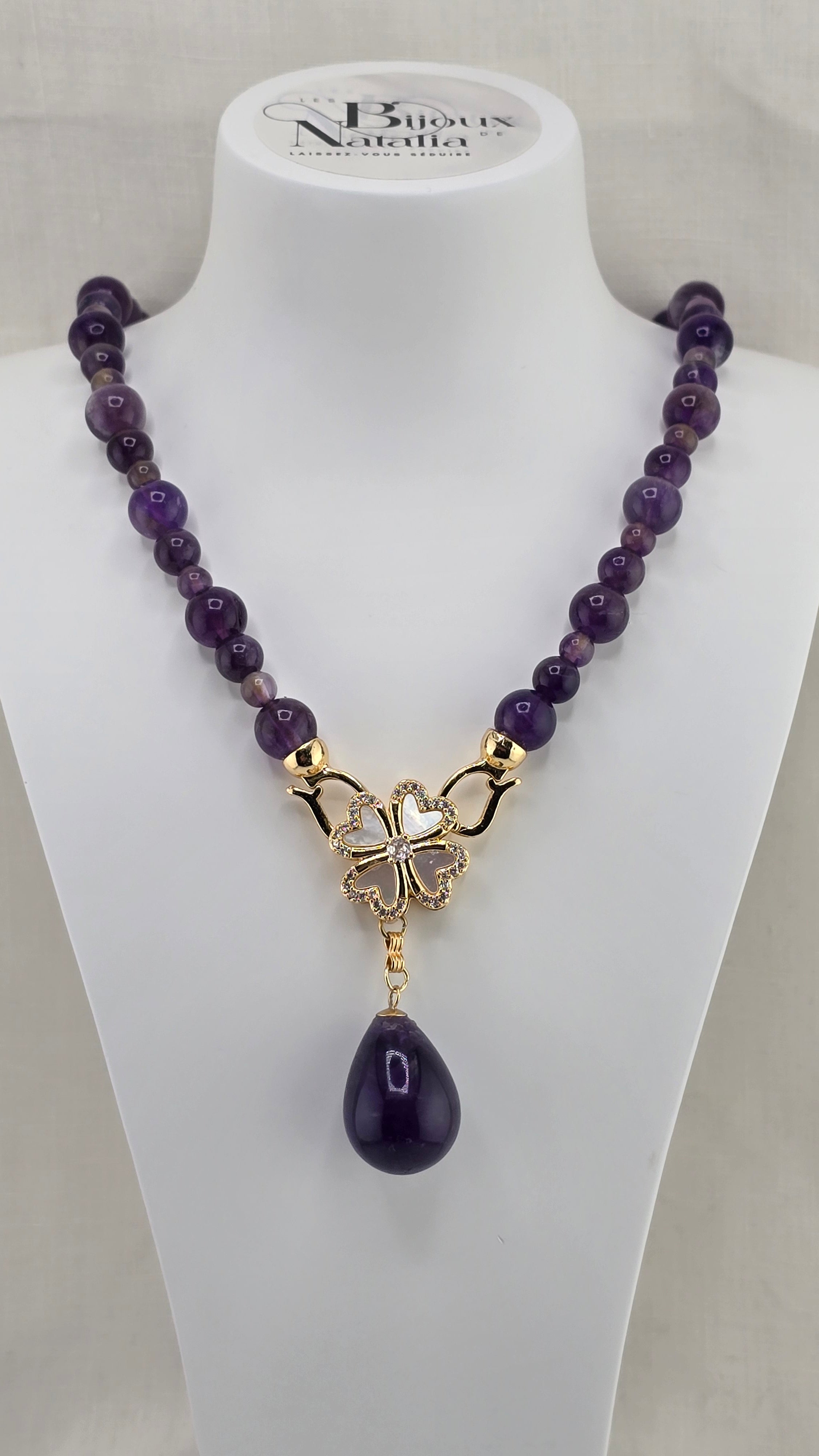 Collier en Améthyste