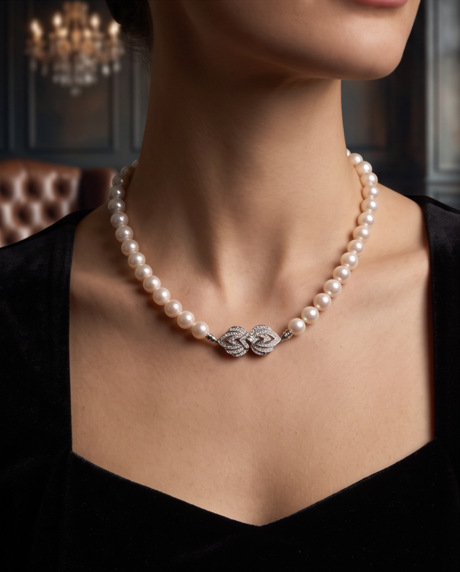 Collier en perles de culture  - Céleste Perlé
