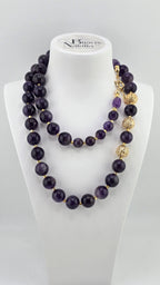Collier Long en Améthyste