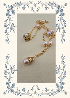 Collier chaine avec perles de culture